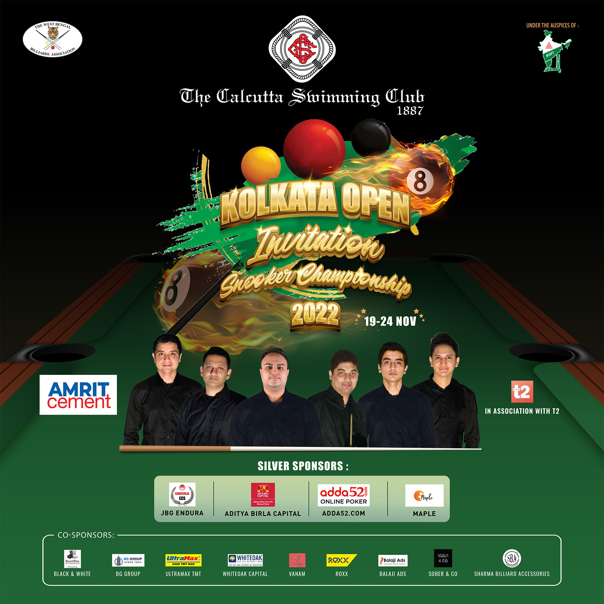 CSI Kolkata Open Invitation Snooker Championship 2022